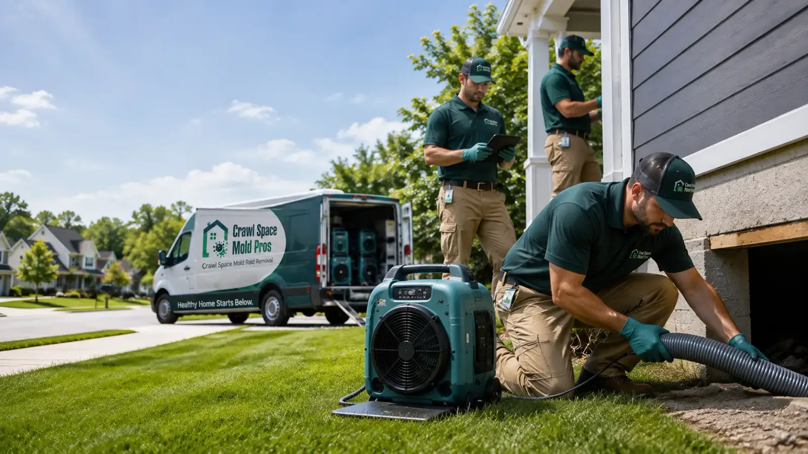 Crawl Space Mold Removal in West Warren, MA